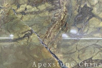 Lotus Pond Moonlight Marble Inexpensive Green Stone factory
